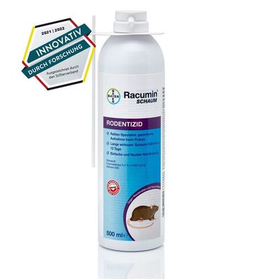 Racumin® - Schaum von Bayer Hochwirksames Rattengift Rattenköder