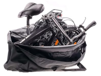 Tasche für Faltrad Klapprad Transport Trage und Packtasche Folding Bike Bag schwarz