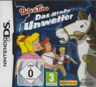 Bibi & Tina Das Große Unwetter Kiddinx Nintendo DS DSL DSi 3DS 2DS NDS NDSL