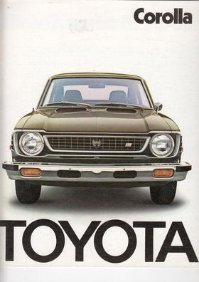 Toyota Corolla, USA 1973, Prospekt