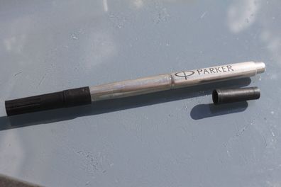 Tintenroller Ersatzmine, Parker, Rollerball Refill, schwarz, Fein; 0,5 mm