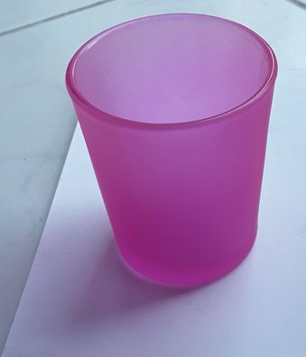 Votivglas pink für Votivkerzen oder Teelichter