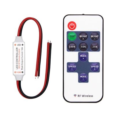Mini-Dimmer HF-Fernbedienung DC 5V / 12V / 24V Controller für LED-Streifen