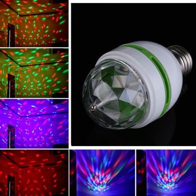 Automatisch rotierender Projektor Kristall LED Bühnenlicht - Magic Ball DJ Party