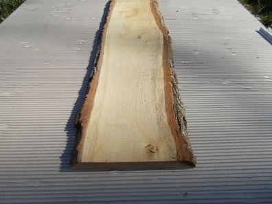 Eichenbrett unbesäumt rustikal Wildeiche Bohlen Regal Board 20-30x2,8cm, bis 4m