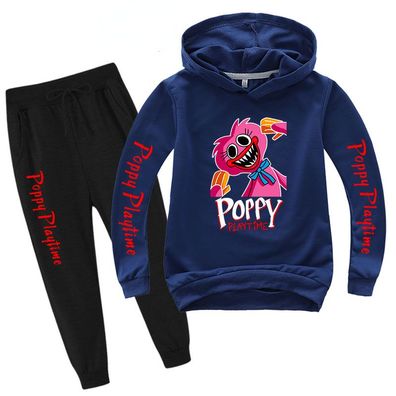 2er Set Junge Poppy Playtime Kapuzenpullover Kinder Hoody Sweatshirts Anzug Gift