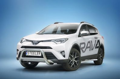 Frontbügel Frontschutzbügel EC FÜR TOYOTA RAV4 15-18 Mit EG Durchmesser 70mm