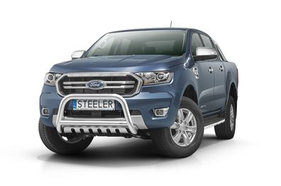 Frontbügel Frontschutzbügel EC MIT Unterfahrschutz FÜR FORD RANGER 2019- Mo.04