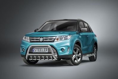 Frontbügel Frontschutzbügel EC Unterfahrschutz FÜR SUZUKI VITARA 15-18 EG V2A