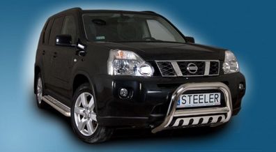 Frontbügel Frontschutzbügel Unterfahrschutz FÜR NISSAN X-TRAIL T31 10-12 V2A EG