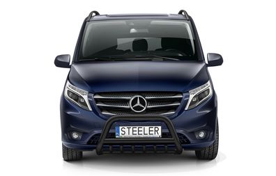 Frontbügel Schwarz EC mit Unterfahrschutz für Mercedes Vito 2020- R2070-00-B