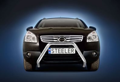 Frontbügel Frontschutzbügel EC FÜR NISSAN Qashqai 2007-2010 Durchmesser 60mm