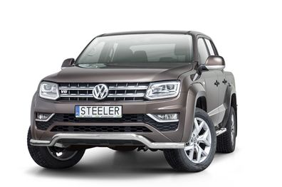 Frontbügel Frontschutzbügel EC Passend FÜR VW AMAROK 2016- Mit EG Edelstahl V2A