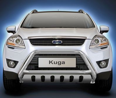 Frontbügel Frontschutzbügel EC Unterfahrschutz FÜR FORD KUGA 08-13 Edelstahl V2A