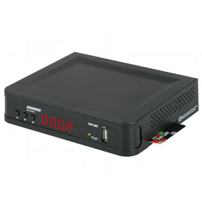 Digihome DSF 300 TNT HD Sat-Receiver mit TNTSAT PC6 Karte (DVB-S2, HDMI, USB, 3D