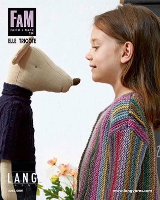 FAM Fatto a Mano Nr. 254 -"Elle Tricote" - Strickanleitungen für Babies