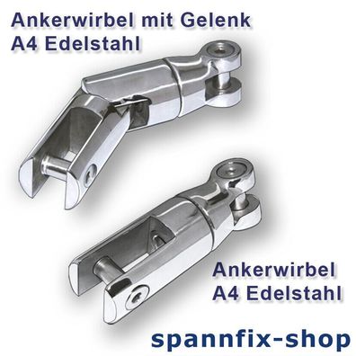 Ankerketteverbinder mit Gelenk Edelstahl Yacht Anker Ankerkette Bootsport