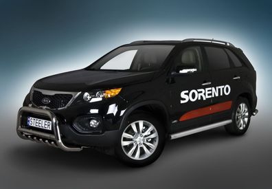 Trittbretter Schwellerrohre Edelstahl TÜV FÜR KIA Sorento 10-12 Durchmesser 60mm