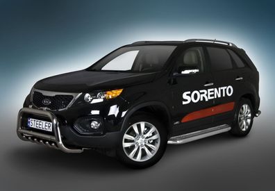 Trittbretter Schwellerrohre AUS Edelstahl MIT TÜV FÜR KIA Sorento 2010-2012