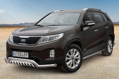 Trittbretter Schwellerrohre AUS Edelstahl MIT TÜV FÜR KIA Sorento 2012-2015