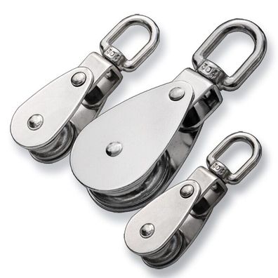 Block Edelstahlblock Edelstahl Yacht Bootsport Umlenkrolle Yachtsport Seilrolle