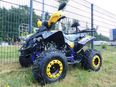 125ccm Quad KXD ATV Kinderquad 008 Pro Lemon Semi-Automatic Tacho 8 Zoll Blau