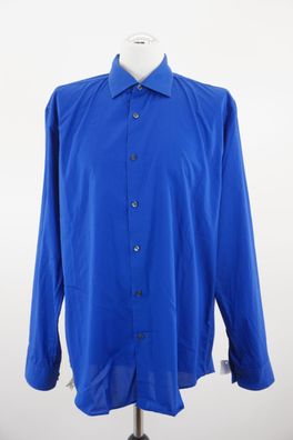 Calvin Klein Oberhemd Hemd 2XL KW45 blau Langarm Kentkragen Slim Stretch B852
