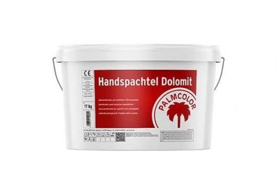 Fertigspachtelmasse Palmcolor Handspachtel Dolomit 17Kg