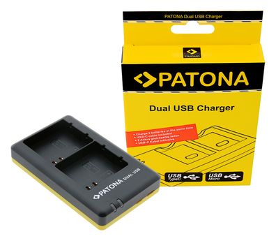 PATONA Dual USB Ladegerät Arlo A-7A A-14 Pro 3 Pro 4