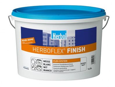 Herbol Herboflex Finish Seidenmatt Weiss 12,5l
