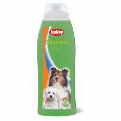 Nobby Kräuter-Hundeshampoo - 300 ml - Shampoo mit Arganöl - lindert Juckreiz