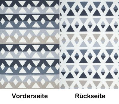 Decke Kuscheldecke Baumwolle Feel Good Decke "Pyramids" 180 x 125 cm