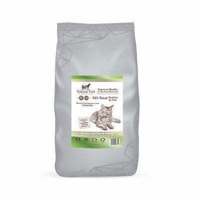 Natural TRAIL Cat Supreme Sterilised Poultry & Fish 70% 1,5kg