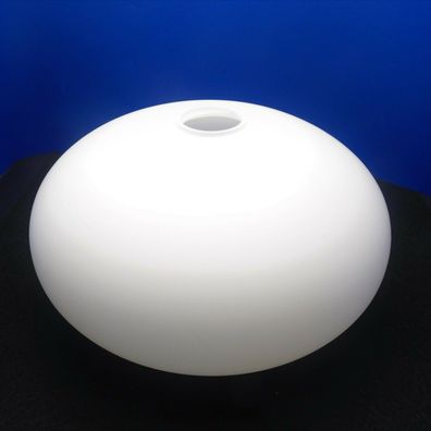 Leuchtenschirm Ersatzglas "Oval" Ø250mm H155mm Öffn.95mm/ E27 Opalglas weiß matt