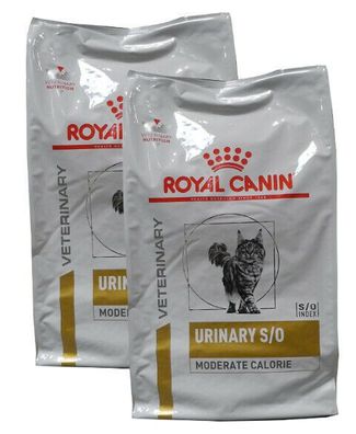 2x7kg Royal Canin Urinary S/ O Moderate Calorie