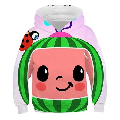 Junge Mädchen Anime CoComelon 3D Druck Hoody Kinder Pullover Tide Sweatshirts