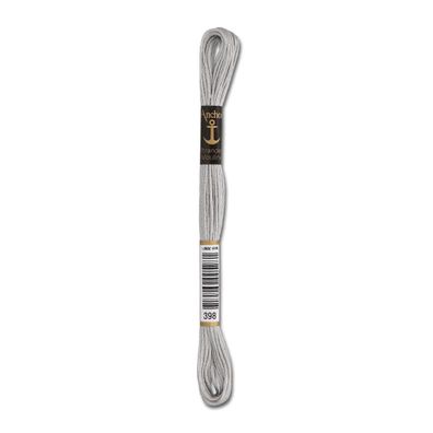 8m Anchor Stickgarn - Farbe 398 - grau