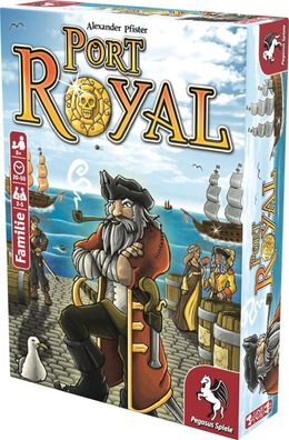 Pegasus Spiele Port Royal Kartenspiel Piraten Schatz Reichtum Gewässer Ozean