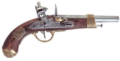 Napoleon Pistole mit Symbol des Kaisers am Griff