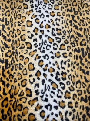 Kuschelfleece Tierfellimitat - Jaguar