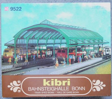 Kibri 9522 Bahnsteighalle Bonn - komplett Bausatz - Spur H0