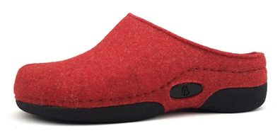 Berkemann Lauren Damenschuhe Hausschuhe Pantolette Rot Freizeit