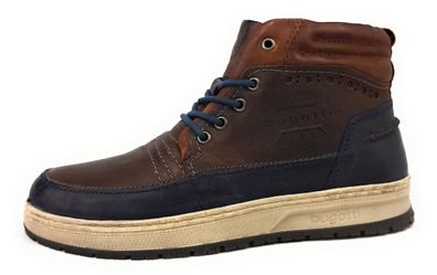Bugatti Herrenschuhe Stiefel Schnürer Stiefelette Braun Freizeit