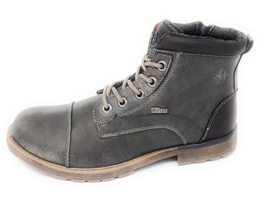 s. Oliver Men Boots Schnürstiefel Grau