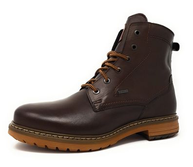 Fretz Men Stone Schnürstiefelette Braun