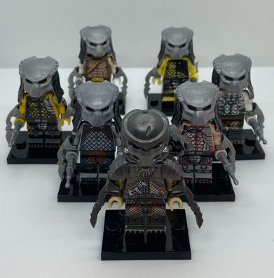 Predator Alien Xenomorph Film Aliens Monster Bausteine komplett Lego Kompatibel