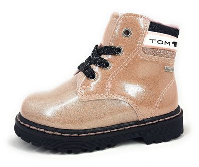 Tom Tailor Kinderschuhe Kleinkinder Lauflern Stiefel Schnürstiefelette Rosa Freizeit