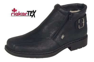 Rieker Herrenschuhe Stiefel Tex Stiefelette Schwarz Freizeit