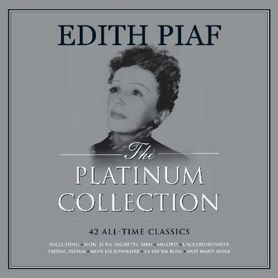 Edith Piaf (1915-1963): The Platinum Collection (White Vinyl) - Not Now - (Vinyl ...