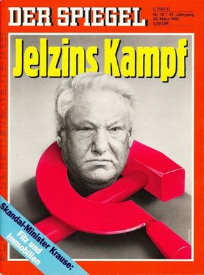 Der Spiegel NR.13 - 29.03.1993 - Jelzins Kampf